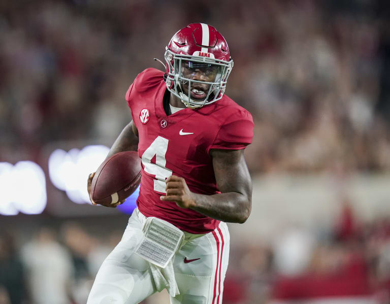 Size, Speed And Spirit Have Jalen Milroe Up And Running At Alabama -  TideIllustrated