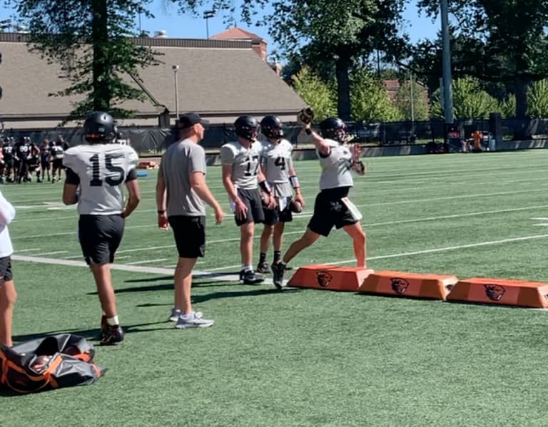 WATCH Oregon State Fall Camp Practice Highlights Day 3 BeaversEdge