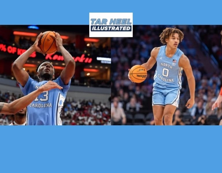 North Carolina Tar Heels UNC Basketball Hubert Davis Seth Trimble Jalen ...