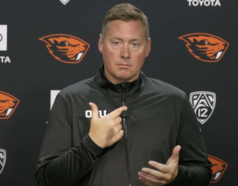 WATCH: Oregon State Head Coach Trent Bray Press Conference ...