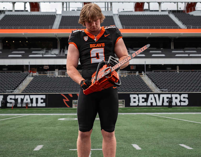 Oregon State Commit DL Noah Tishendorf Schedules OV to Big 12 Program