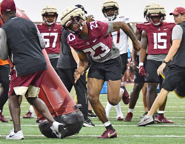 Florida State spring football practice day two photo gallery.