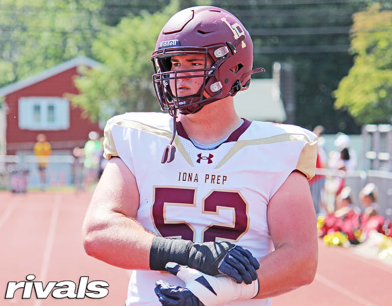 First-year OL coach AJ Blazek connects immediately with 4-star Rowan Byrne  - BVM Sports