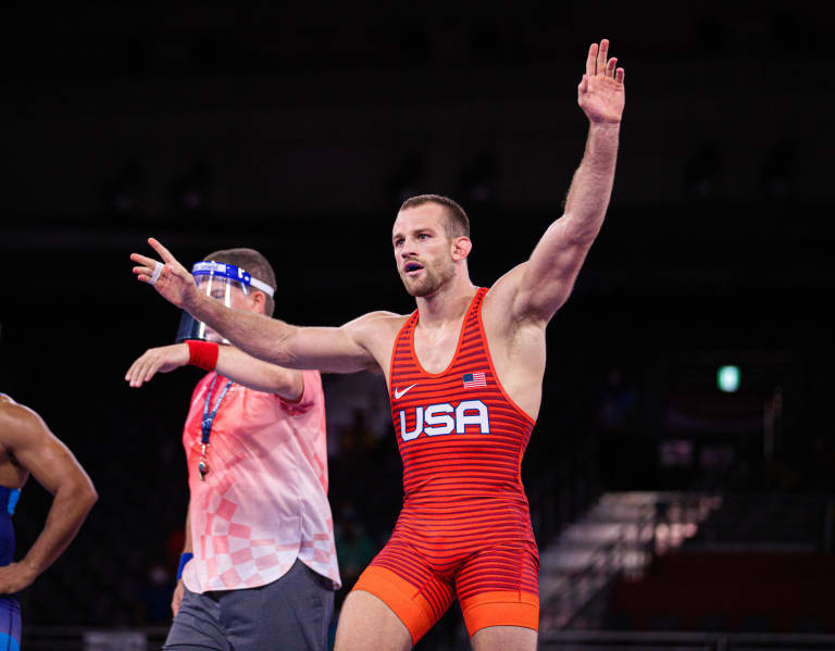 When Does David Taylor Wrestle In The Olympic Gold Medal Match On