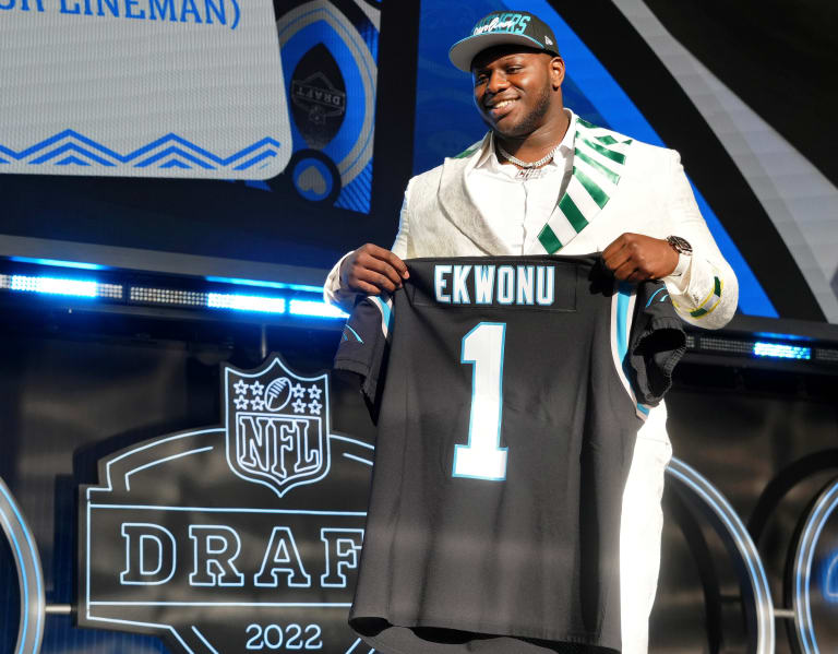 CHARLOTTE — The Carolina Panthers have agreed to a four-year contract with first-round  draft pick Ikem Ekwonu.