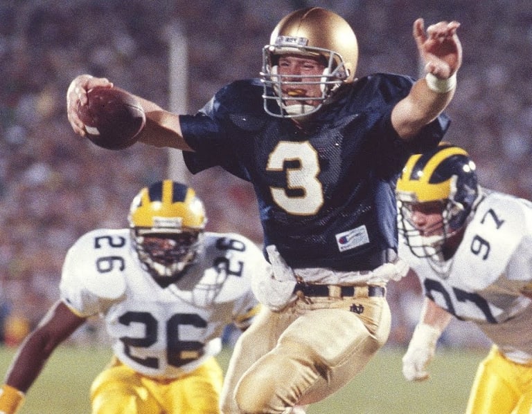 3 Jersey History At Notre Dame - Notre Dame Football History