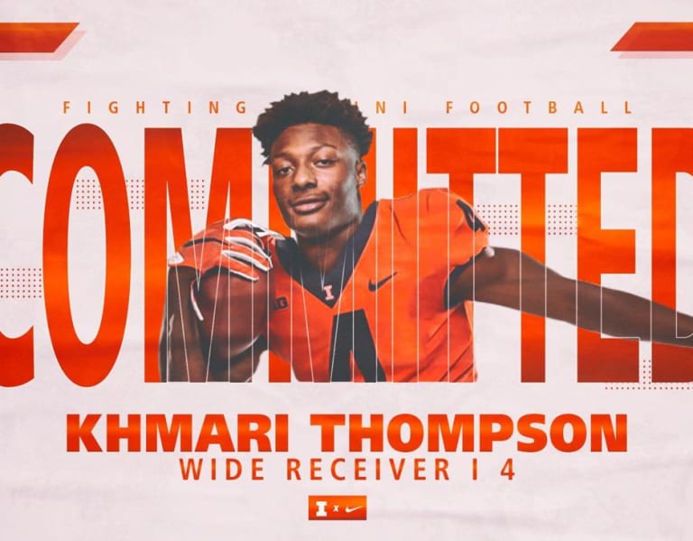 COMMIT:  Illini add transfer wide receiver Khmari Thompson