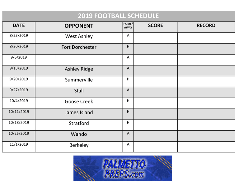 Cane Bay football scores and schedule