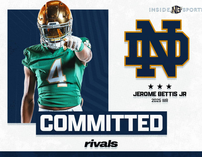 Three-star WR Jerome Bettis Jr. follows Notre Dame football legacy ...