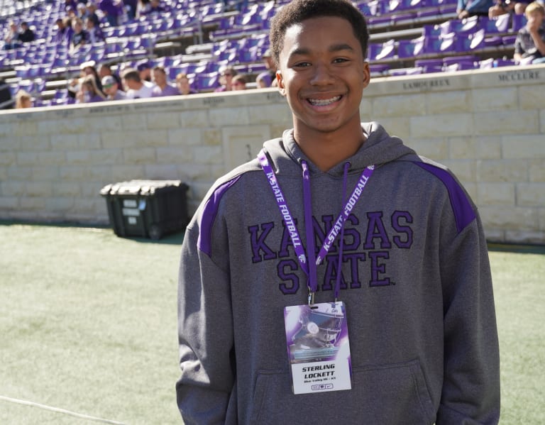 Kansas State Wildcats football recruiting Sterling Lockett 2022 wide  receiver Blue Valley Tyler Lockett Kevin Lockett