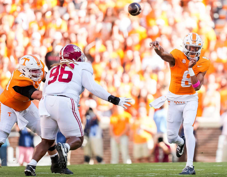 Nico Iamaleava's Late TD Pass Secures Tennessee's Win Over Alabama ...