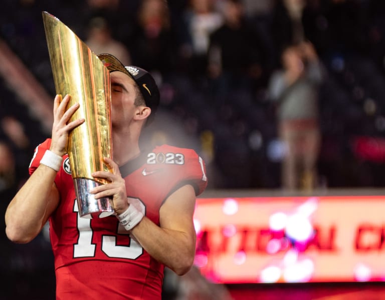 Georgia destroys TCU in CFP championship to earn repeat national title