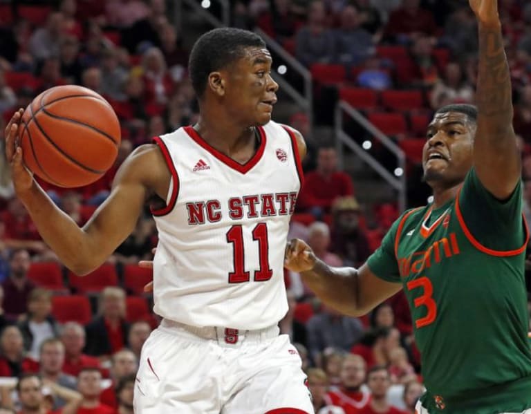 Brown leads improved Miami effort in big hoops win at NC State ...