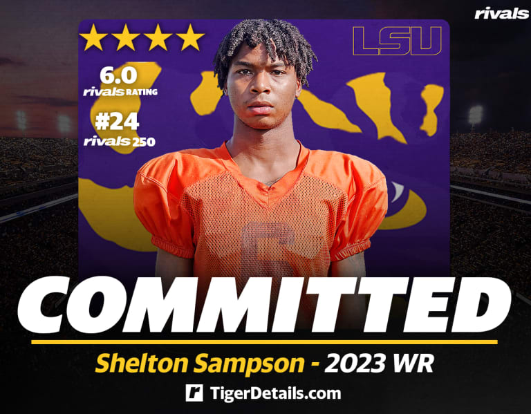 Louisiana's Top Wr Shelton Sampson Becomes Lsu's Highest-ranked Commit ...