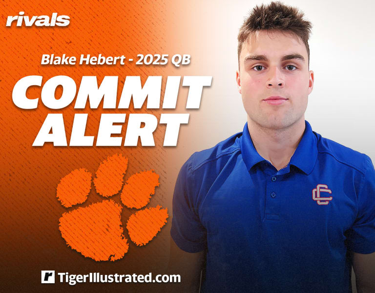 Clemson stays hot in 2025, lands commitment from 4star QB Blake Hebert