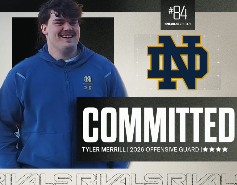 Rivals100 OL Tyler Merrill commits to Notre Dame football