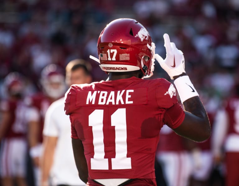 HawgBeat  –  Arkansas WR Sam Mbake no longer with team