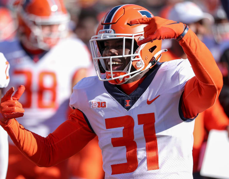 Illini Football  Kerby Joseph All-B1G First Team 