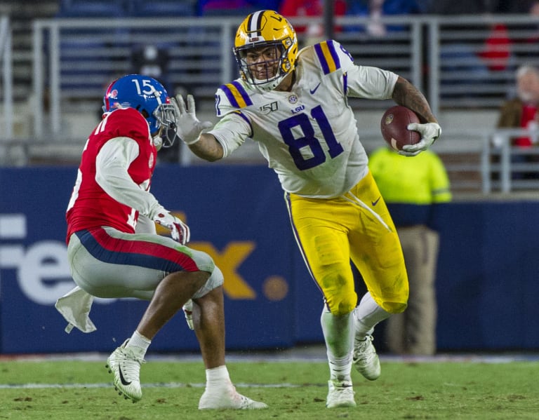 Former LSU TE Thaddeus Moss announces his retirement from football