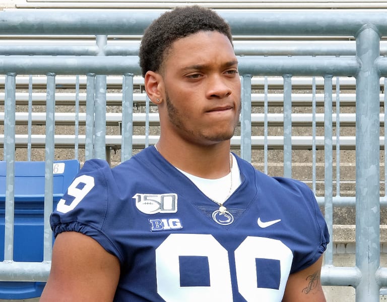 Penn State football's Yetur Gross-Matos talks about suspension