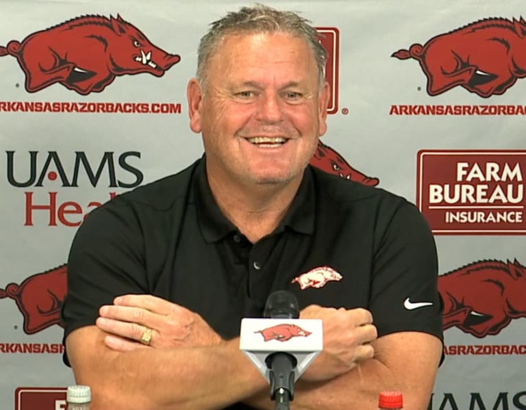 Arkansas Razorbacks Head Coach Sam Pittman Monday Press Conference ...