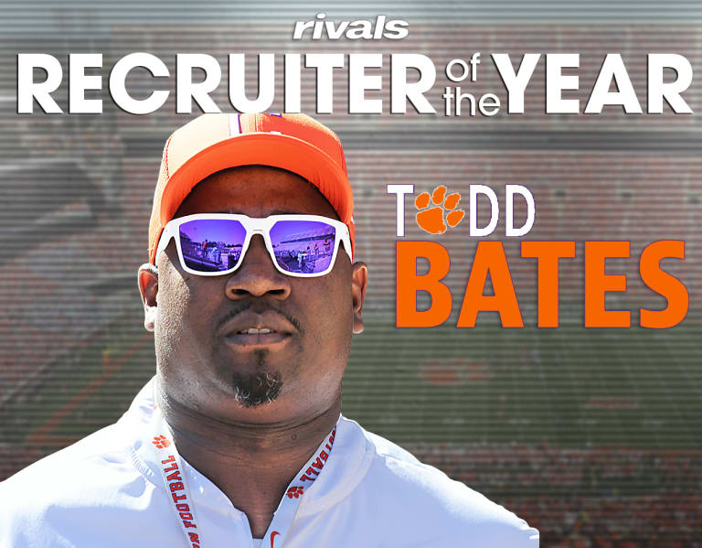 Clemson assistant Todd Bates is Rivals' Recruiter of the Year