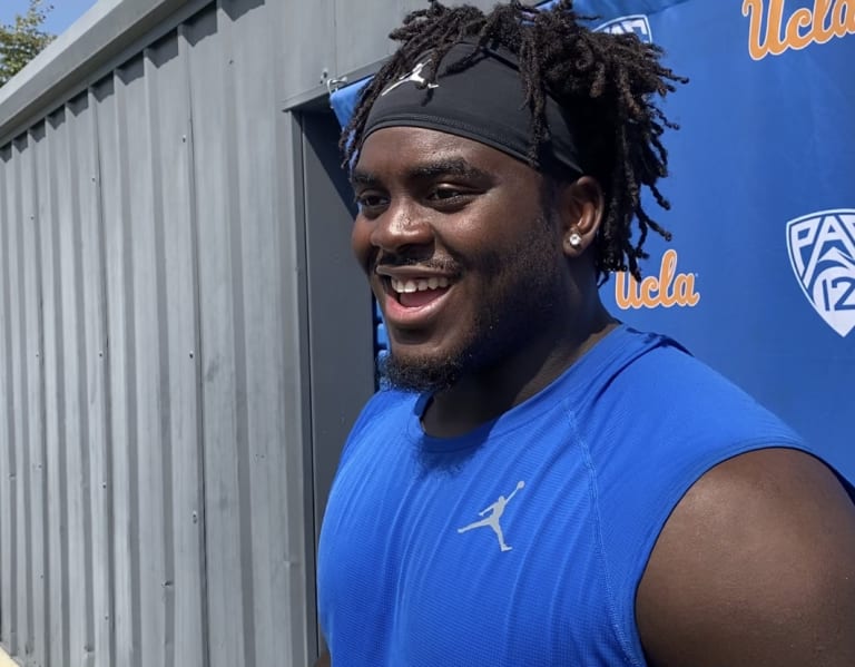 WATCH: UCLA DL Gary Smith III and LB Kain Medrano talk after practice