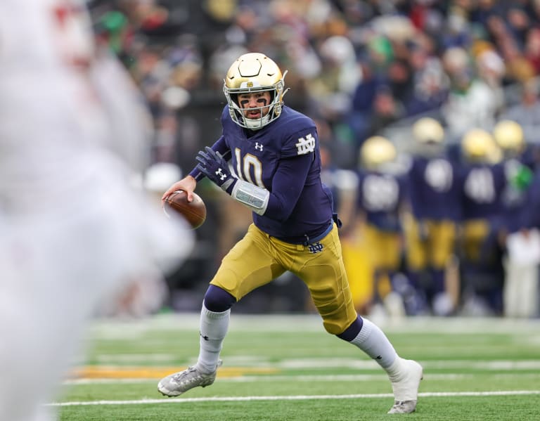 Notre Dame Starting QB Drew Pyne Enters The Transfer Portal ...