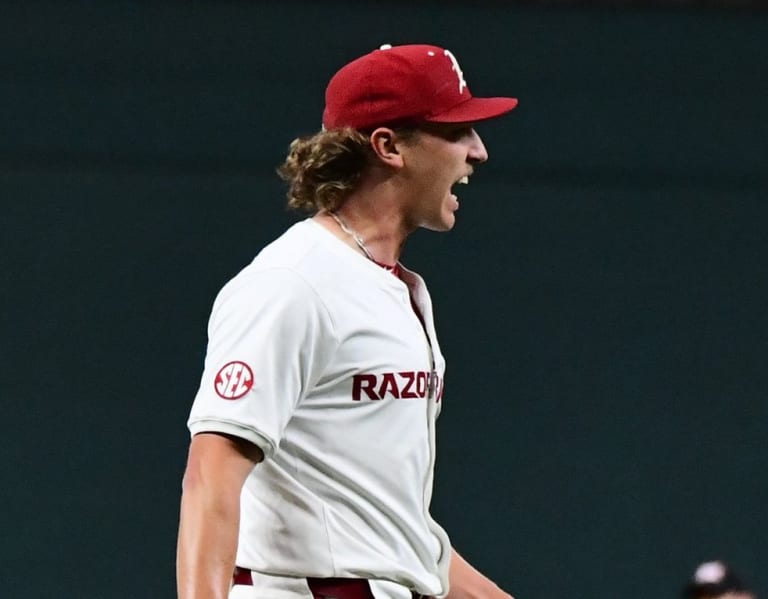 Arkansas Razorbacks Pitcher Hagen Smith Ties Program Strikeout Record