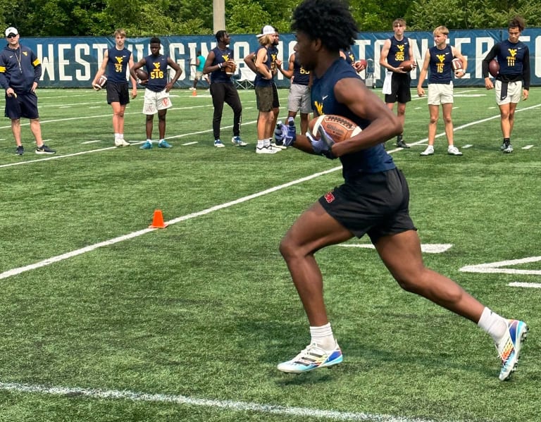 2025 Athlete King Impresses On Both Sides Of The Ball At Wvu Camp - Wvsports