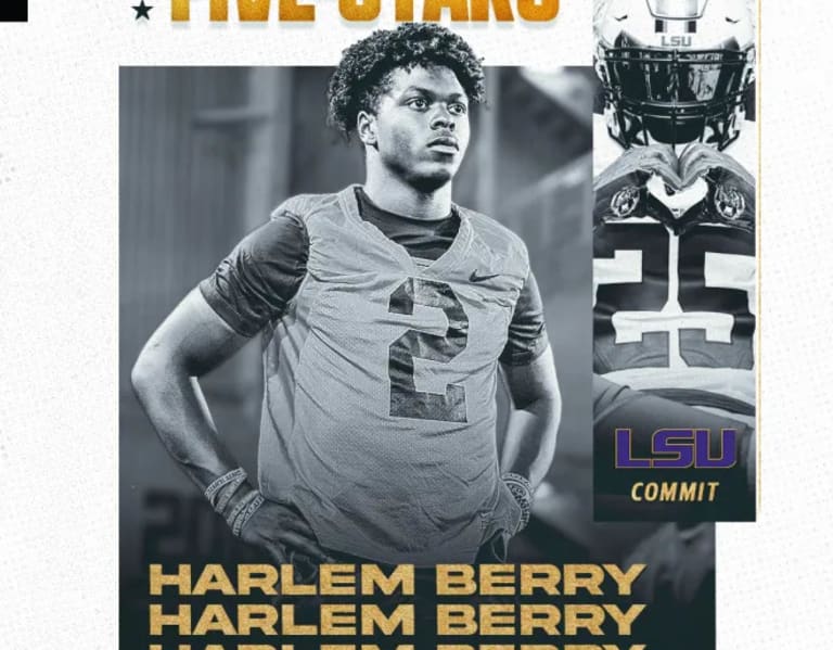 LSU Running Back Commit Harlem Berry Receives Fifth Star