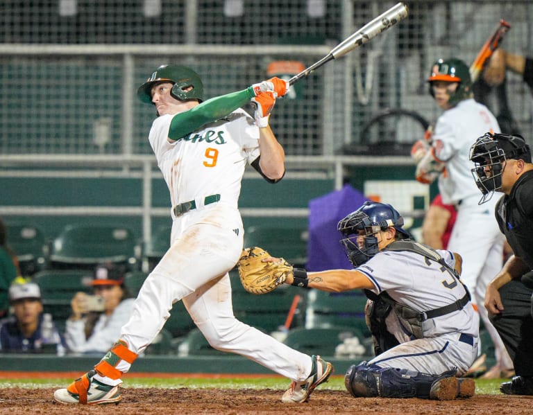 Zach Levenson Saves the Hurricanes with Walk-Off Three Run Homer to Defeat  FIU 6-5 - LifeWallet Network
