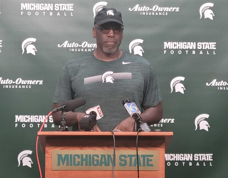 Secondary coach Harlon Barnett is pleased with Michigan State's ...