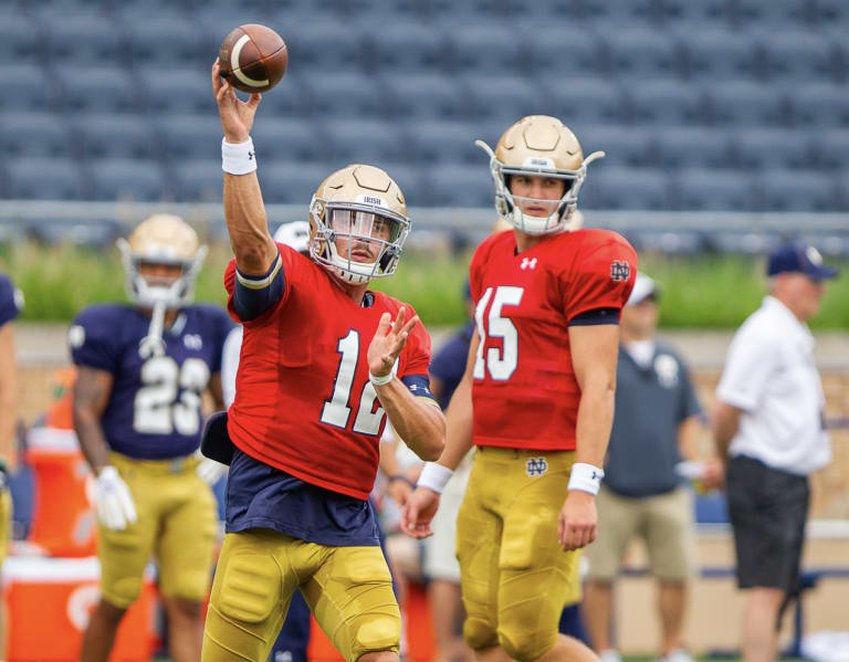 InsideNDSports Notre Dame's Quarterback Depth Chart Has Crystalized