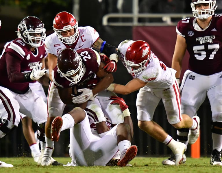 Arkansas Razorbacks' Snap Counts, PFF Grades Vs. Mississippi State ...