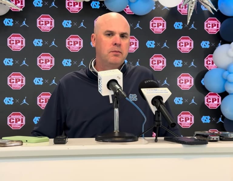 UNC Offensive Coordinator Chip Lindsey Duke-Week Video, Notes, and Quotes