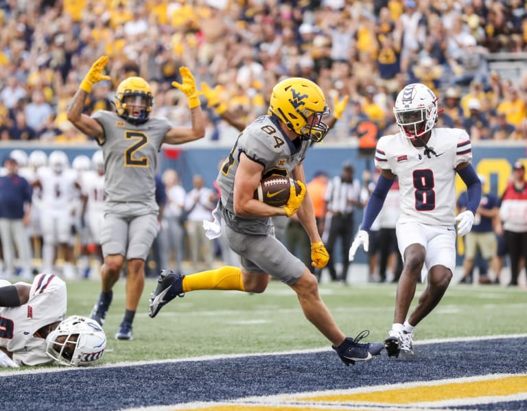 West Virginia QB Greene Shines with 4 Touchdowns Despite Some Dropped ...