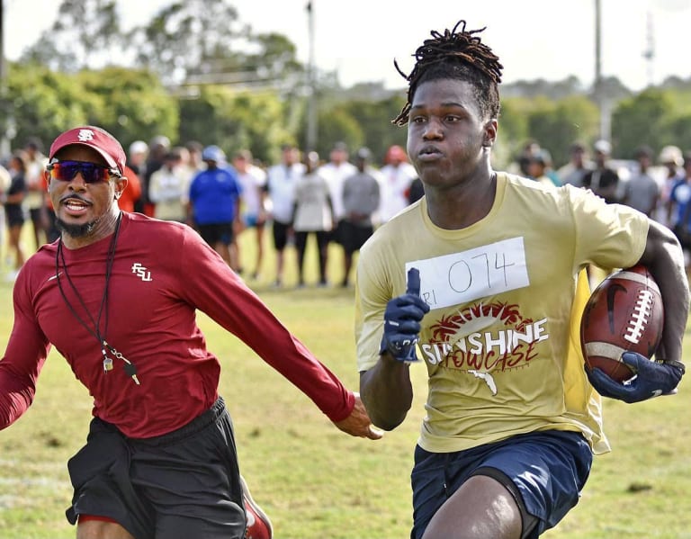 Video highlights of 1on1 battles at FSU Football recruiting Mega Camp