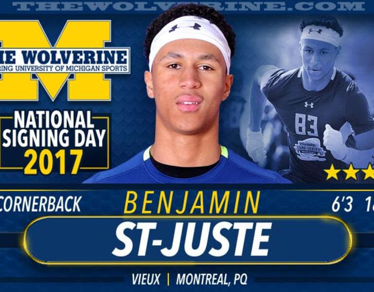 Michigan Football Early Enrollee Bio: CB Benjamin St-Juste