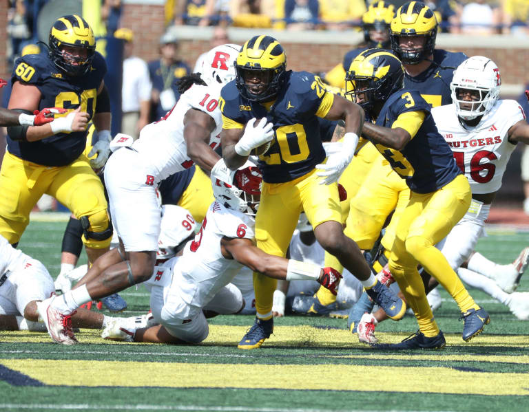 Snap counts, PFF grades and more from Michigan's win over Rutgers