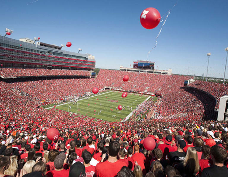 Nebraska volleyball The Huskers will face UNO inside Memorial Stadium