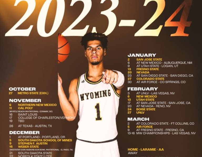 UW 202324 Basketball Schedule GoWyoGo Wyoming Cowboys Football