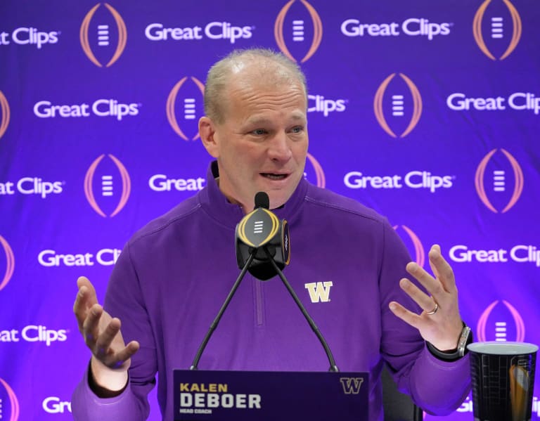 Everything UW Coach Kalen DeBoer Said At National Championship Media ...