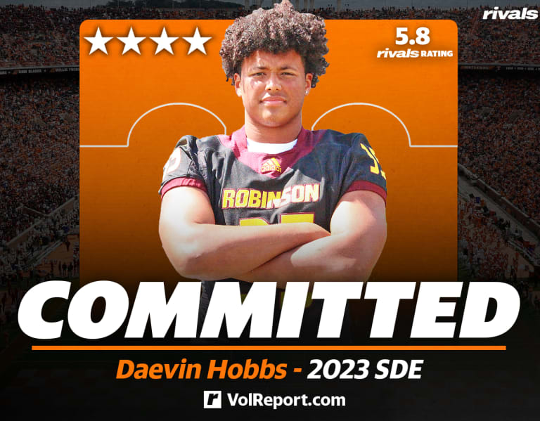Four-star DL Daevin Hobbs commits to Tennessee