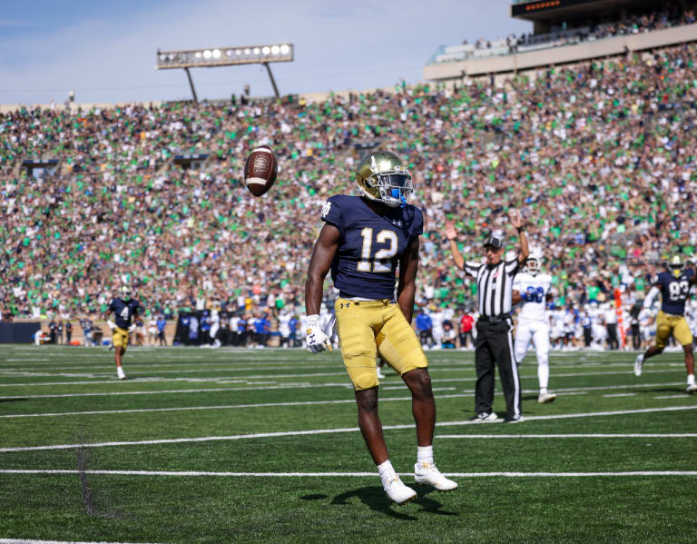 Five Defining Plays From Notre Dame Football's Win Over Tennessee State ...