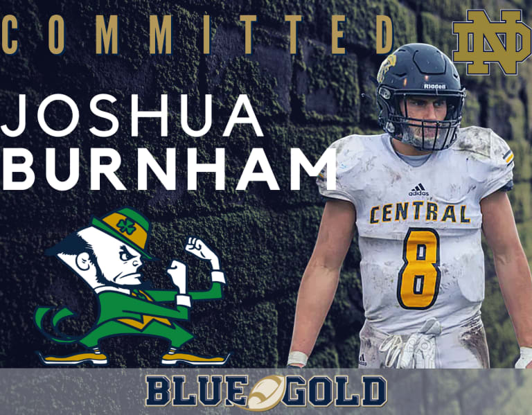 Four-Star Linebacker Joshua Burnham Commits To Notre Dame Fighting ...