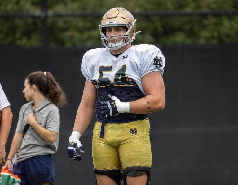 Inside the surge of Notre Dame freshman OT Anthonie Knapp ...