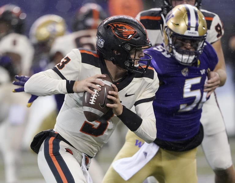 BeaversEdge  –  Oregon State Quarterback Tristan Gebbia Enters The Transfer Portal