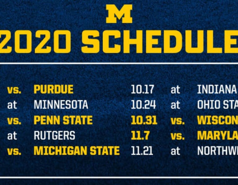 Michigan Wolverines Football Thoughts On The Revised Big Ten Schedule