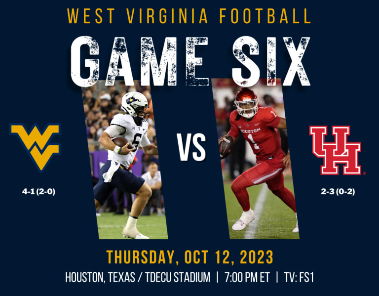 Game Preview West Virginia Football At Houston WVSports